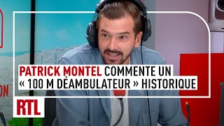 Patrick Montel commente un quot100 m déambulateurquot historique [upl. by Eicaj908]