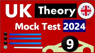 Title Theory Test Practice 2024  UK Official Driving Provisional Licence Exam Part 9 [upl. by Nivlac592]