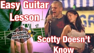 Lustra  Scotty Doesn’t Know  Guitar Lesson DROP D TUNING [upl. by Lamson]