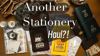 Stationery Haul  PaperMintyStudio Travelers Company Stickii Club and more [upl. by Annayehc659]