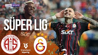 Antalyaspor vs Galatasaray  SÜPERLIG HIGHLIGHTS  101924  beIN SPORTS USA [upl. by Haliehs698]