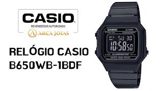 Unboxing Relógio Casio B650WB1BDF [upl. by Eirruc]