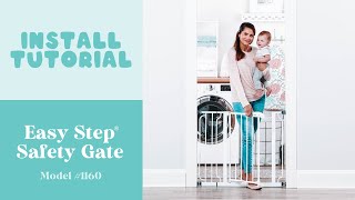 Easy Step® Safety Gate  Install Tutorial [upl. by Eiznik]