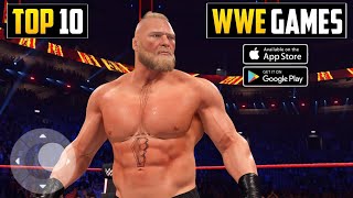 TOP 10 Best WWE Games For Android 2023  High Graphics WWE Games on Mobile [upl. by Aramanta]