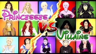 DISNEY PRINCESSES vs VILLAINS  quotWe dont talk about Bruno Parodyquot ENCANTO PARODY [upl. by Cope]