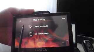 USBComo utilizar a TV GPS Foston conectado na USB do PC [upl. by Bills]