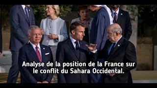 Analyse de la position de la France sur le conflit du Sahara Occidental [upl. by Nwahsit]