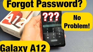 Galaxy A12 Forgot Password Pattern or PIN Factory Reset [upl. by Nevanod]