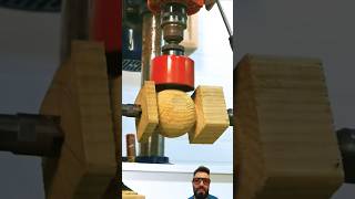 Como hacer esferas con torno y mecha copa woodworking diy satisfying tips hacks [upl. by Anayrb3]