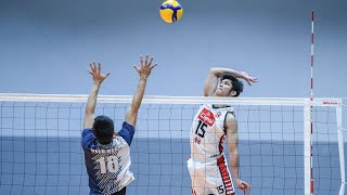 Marck Espejo superb twoway performance  2022 Spikers Turf Open Conference [upl. by Wyn]