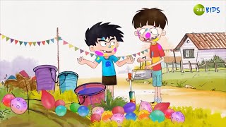 बुध और बद्री ने की Holi में मस्ती  Zee Kids  Comedy Scene  Badrinath and Budhdeb [upl. by Daveda723]