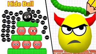 😆📲🎯 Hide Ball draw to smash save the dog  brain teaser games 2048 gameplay part 15 [upl. by Kristos]