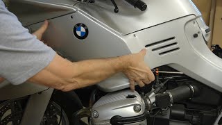 BMW 2004 R1150RS Battery Replacement [upl. by Lubbi56]