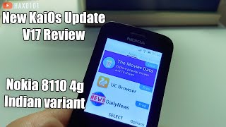 Nokia 8110 4g Indian KaiOs v17 update review [upl. by Airtemad]