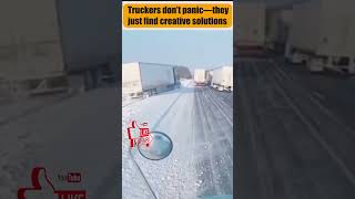 Trucker’s Icy Detour Saves the Day [upl. by Theta]