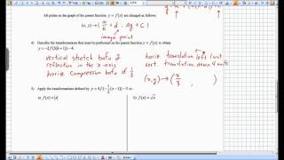 Lesson 13 b  Transformations of Functions [upl. by Azer728]