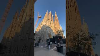 Sagrada Familia 360 barcelona españa art gaudi travel catedral sagradafamilia [upl. by Hudis936]