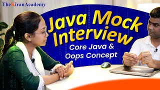 Java Interview Question  Java Mock Interview On Core Java  Inheritance in Java  By Kiran Sir [upl. by Jola25]