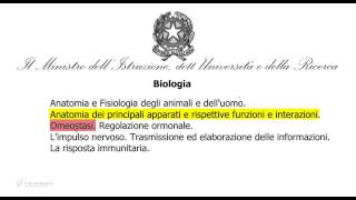 5 Anatomia e Fisiologia per i test di ammissione [upl. by Tonye848]