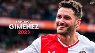 Santiago Giménez 2023 ► Crazy Skills Assists amp Goals  Feyenoord  HD [upl. by Ardelle]