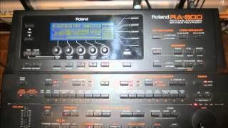 demo video Roland RA800 RA800 RA 800 G800 G800 G 800 [upl. by Rednasxela345]