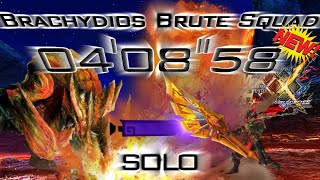 MHXX  Raging Brachydios G4☆【408quot58】Solo Brave Readiness Heroics Great Sword【Citra】 [upl. by Strawn]