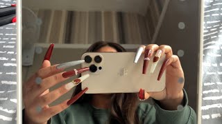 ASMR iPhone Tapping amp Scratching On Different Phone Cases [upl. by Odlanor413]