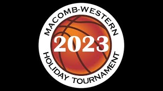 Game 8 2023 MacombWestern Holiday Tournament  MonmouthRoseville vs Illini West [upl. by Coreen]