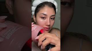 Glass skin facial✨ skincare glassskin koreanskincare skincareroutine dermaplaningfacial [upl. by Cloe]