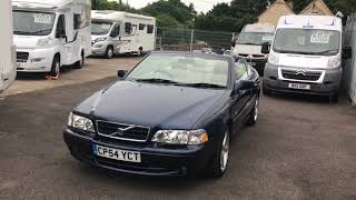 2005 VOLVO C70 CONVERTIBLE CAR REVIEW [upl. by Alleris]