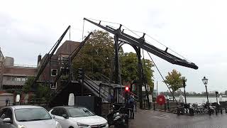 Brugopening Damiatebrug Dordrecht Ophaalbrug Drawbridge Pontlevis Klappbrücke [upl. by Aieka319]