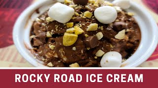 Rocky Road Ice Cream HomeMade [upl. by Eidnarb]