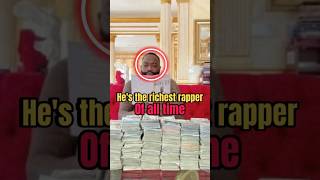 Top 10 richest rappers of all time rappers shorts [upl. by Pappano]