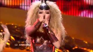 Eurovision 2008  Andorra  Gisela  Casanova [upl. by Notnirt999]