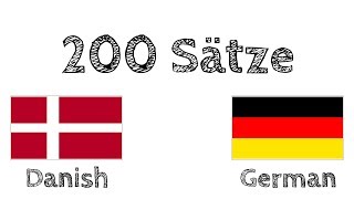 200 Sätze  Dänisch  Deutsch [upl. by Tupler]