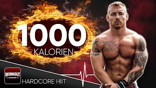 1000 Kalorien HIIT Workout Hardcore Fat Burn in 7 Minuten [upl. by Eladroc]