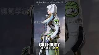 Every Urban Tracker Skin In COD Mobile😏 12 Incredible Urban Tracker Skins [upl. by Rolfston]