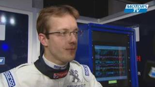 Interview Bourdais ALMS Sebring [upl. by Dnumyar243]