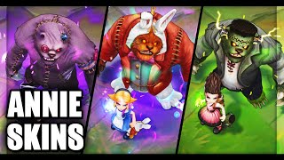 All Annie Skins Spotlight 2020 League of Legends [upl. by Alethea570]