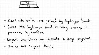 33 Kaolinite Montmorillonite Illite [upl. by Germaine]