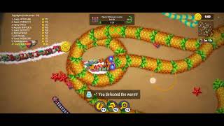 WORMS zone ll snake game ll worms zone ll snake game ll Saamp wala game ll 🐉💥 ll gaming games [upl. by Nyliahs]