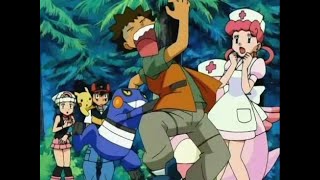 Croagunk Attacks Brock Compilation [upl. by Wait]