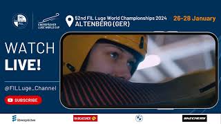 52nd FIL Luge World Championships 2024 Altenberg GER  Where to watch [upl. by Micheal951]