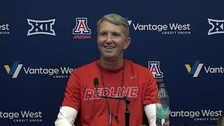 Arizona Football Press Conference  Brent Brennan [upl. by Nesnej]