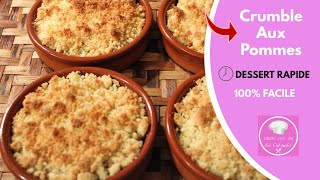 Recette Crumble Aux Pommes Facile [upl. by Dmitri]