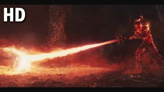 Thor VS Surtur Full Fight Opening Scene Thor Ragnarok Movie 2017 [upl. by Dadelos]