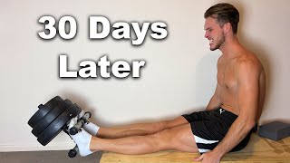 Results of doing Tibialis Raises everyday for an entire month 1665 Reps [upl. by Sower]