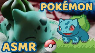 ASMR POKÉMON  ASMR Bulbasaur  scratches  tapping  whispers  RELAJANTE asmr en ESPAÑOL [upl. by Naylor725]