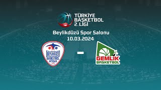 Beylikdüzü Basketbol  Gemlik Basketbol TB2L Playoff Eleme Turu [upl. by Klimesh]