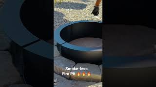 How to build a SmokeLess Fire Pit that Truly Works shorts [upl. by Llednar]